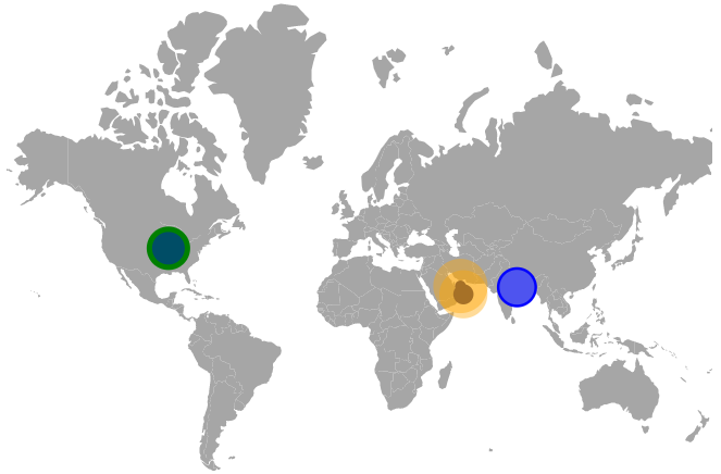 Blazor Maps with Multiple Bubble Groups